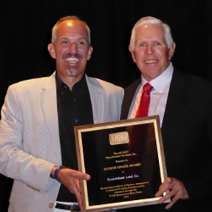 Consolidated Label president accepts Eugene Singer Award