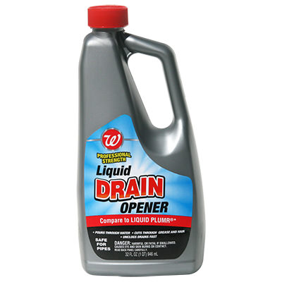 Drain Cleaner Jug Label