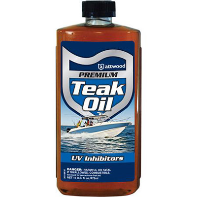 Teak Oil Bottle Label