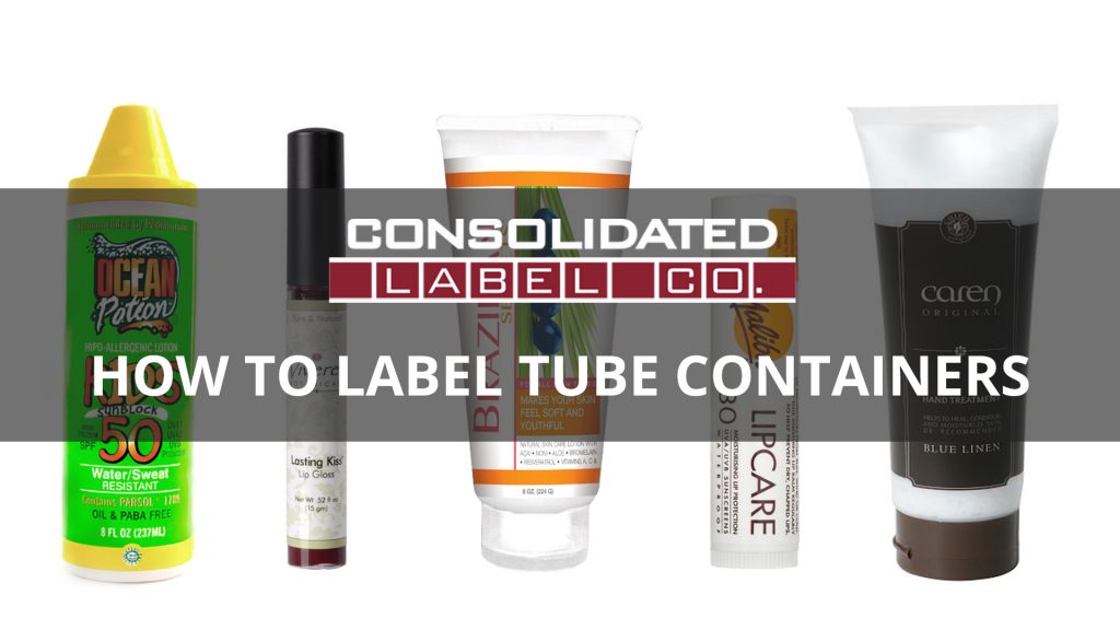 How To Label Tube Containers Video Consolidated Label®