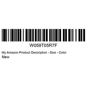 Amazon barcode