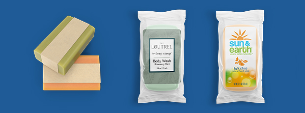 Three Soap Label Packaging Options