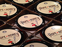 honey jar lid labels