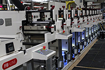 flexographic printing press for custom labels