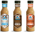 ice coffee labels on bottles