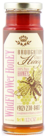 Pressure Sensitive Label on Honey Jar