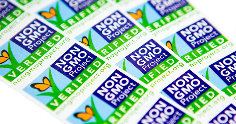 Non-GMO Project labels printed by Consolidated Label