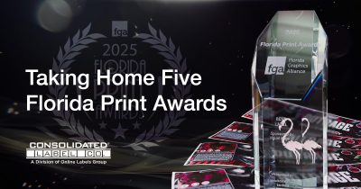 Consolidated Label Takes Home Five Florida print awards